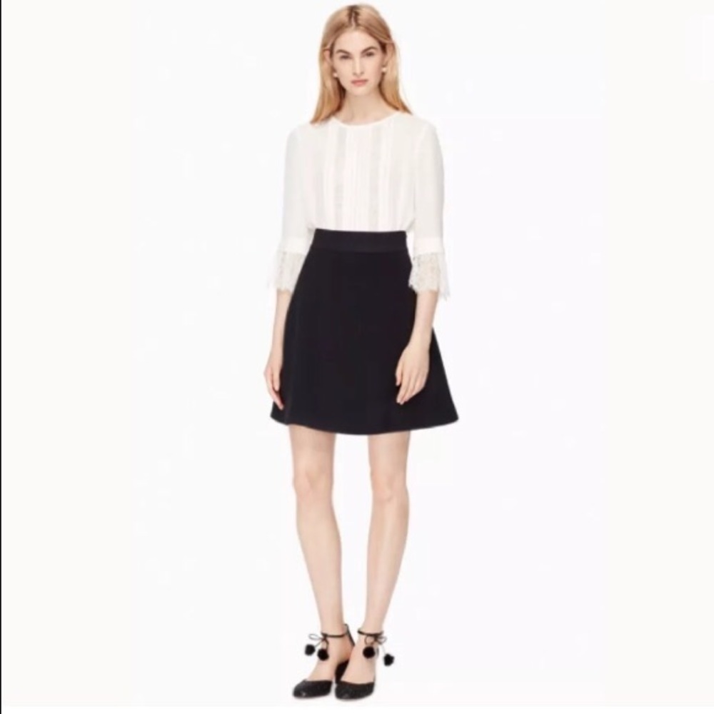 Kate Spade Crepe Flip Skirt